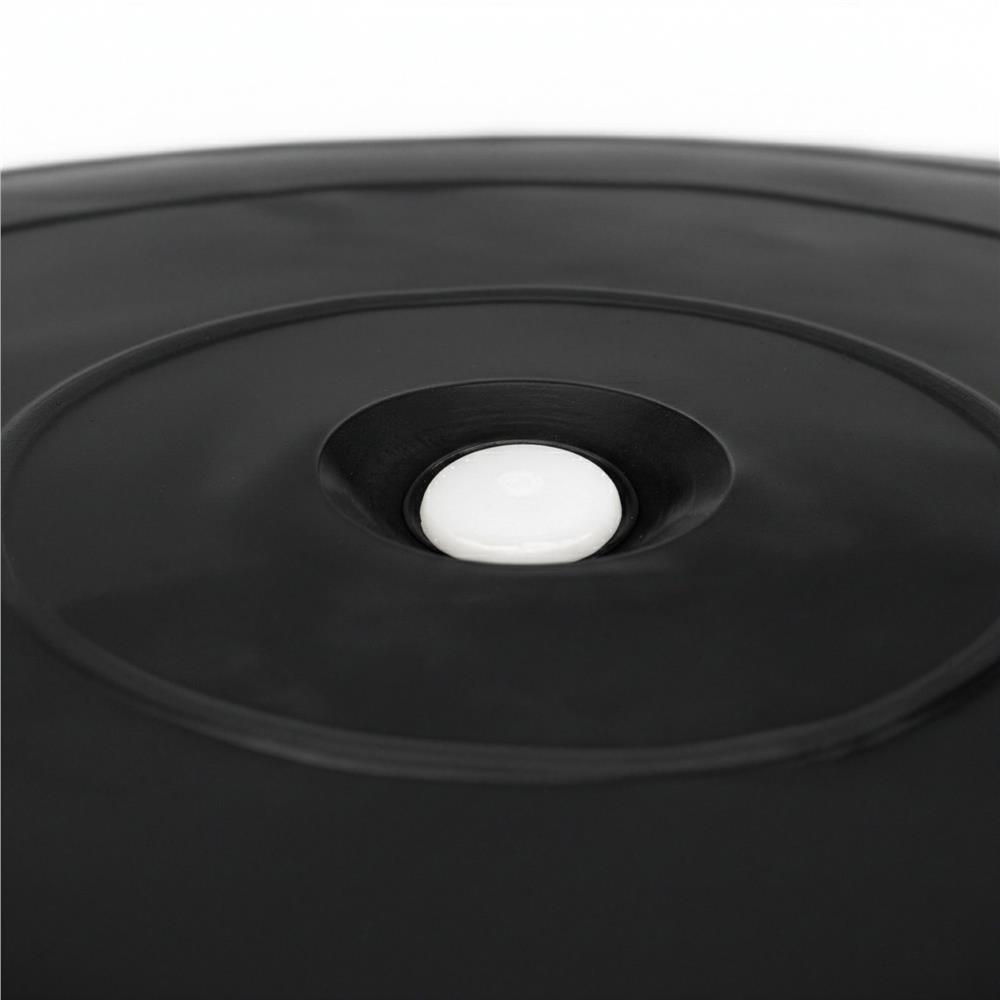 Minge pentru fitness 75 cm, antiderapanta, cu pompa inclusa, maxim 150 kg, negru - imagine 4