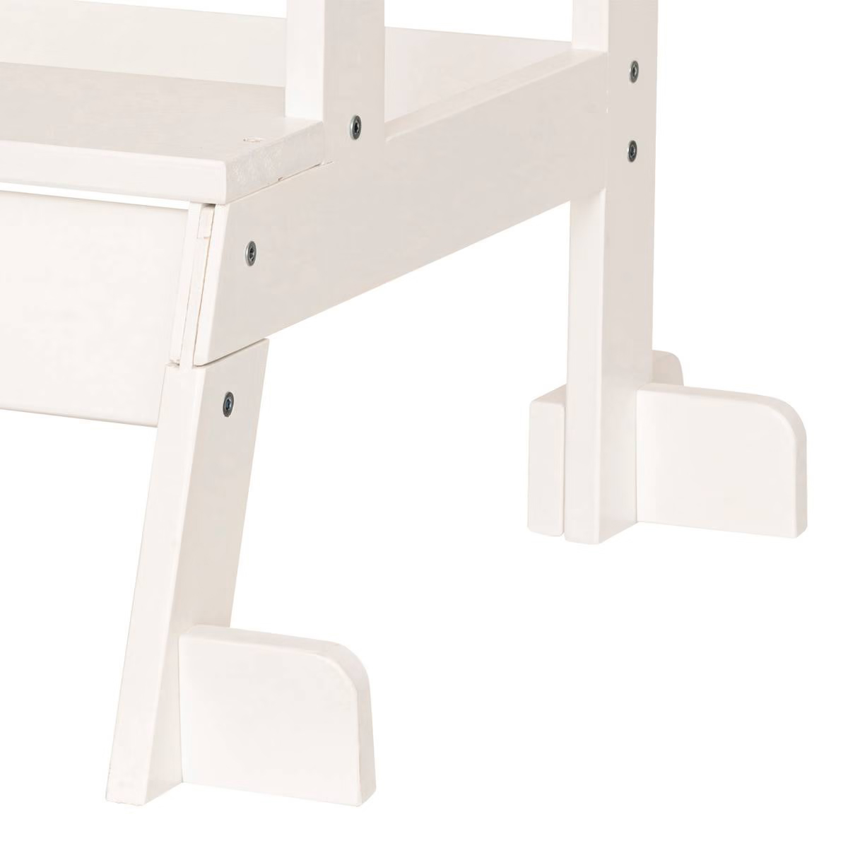 Turn observatie copii Atmosphera Lea din lemn de pin, 51x51x90 cm, alb - imagine 3
