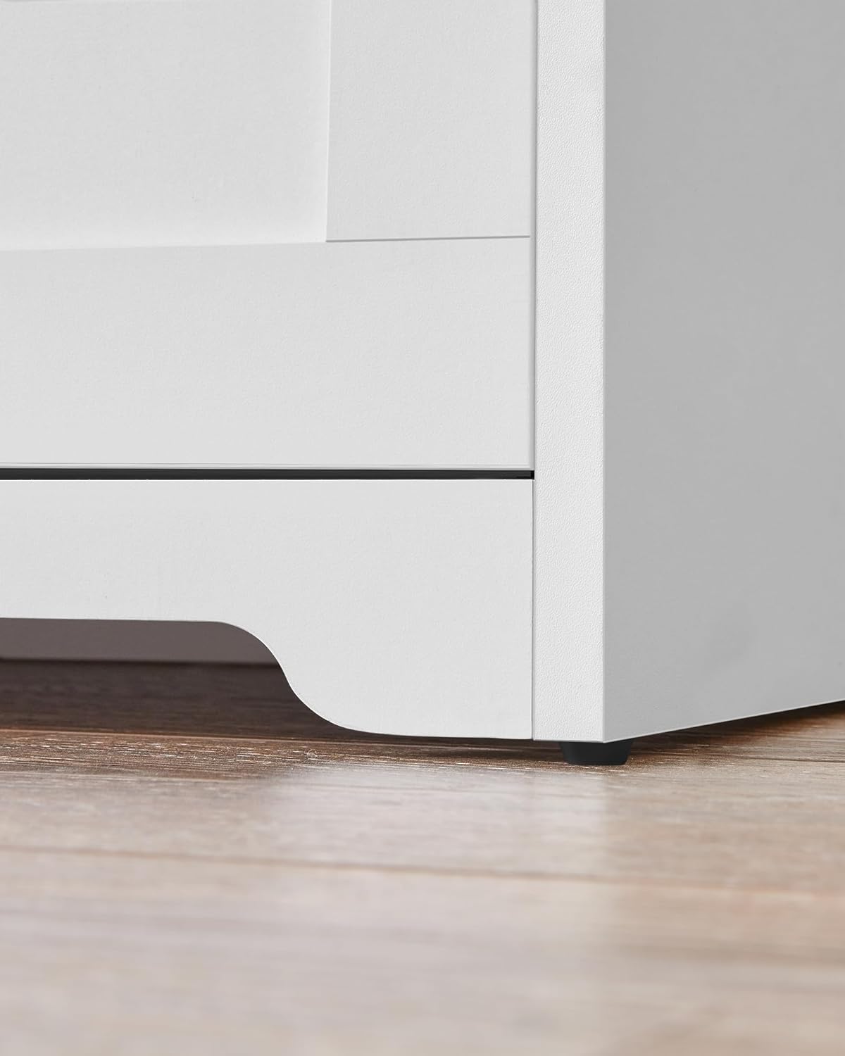 VASAGLE Bancuta pentru pantofi cu usa rabatabila si compartiment interior reglabil, 80x30x46 cm, alb - imagine 6