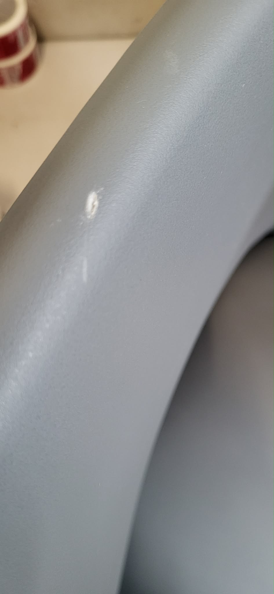 RESIGILAT: Scaun de birou ergonomic, piele ecologica, 150kg, baza otel, gri - imagine 3