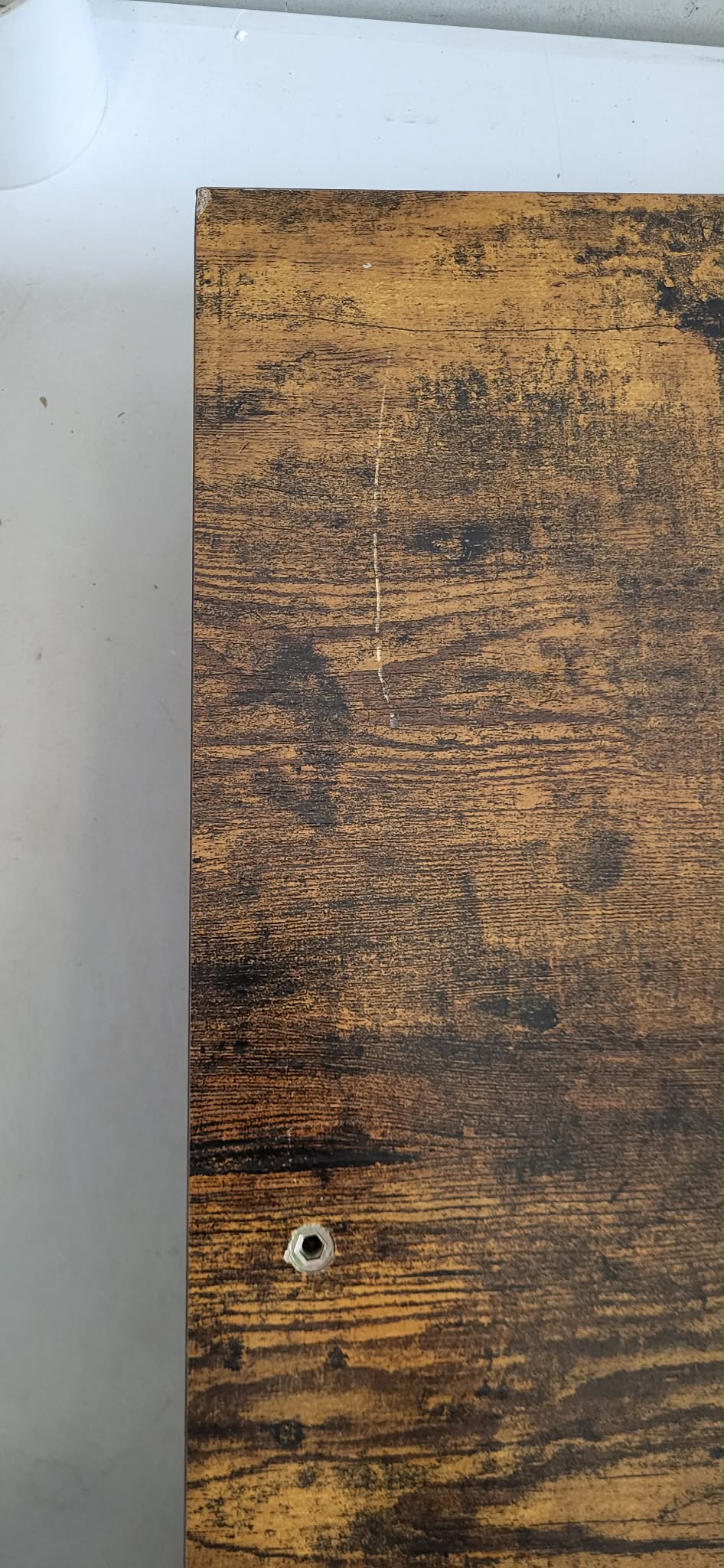 RESIGILAT: VASAGLE Masa de bar pentru bucatarie, patrata, inalta, cadru de otel, 60x60x92cm, stil industrial, maro rustic si negru - imagine 4