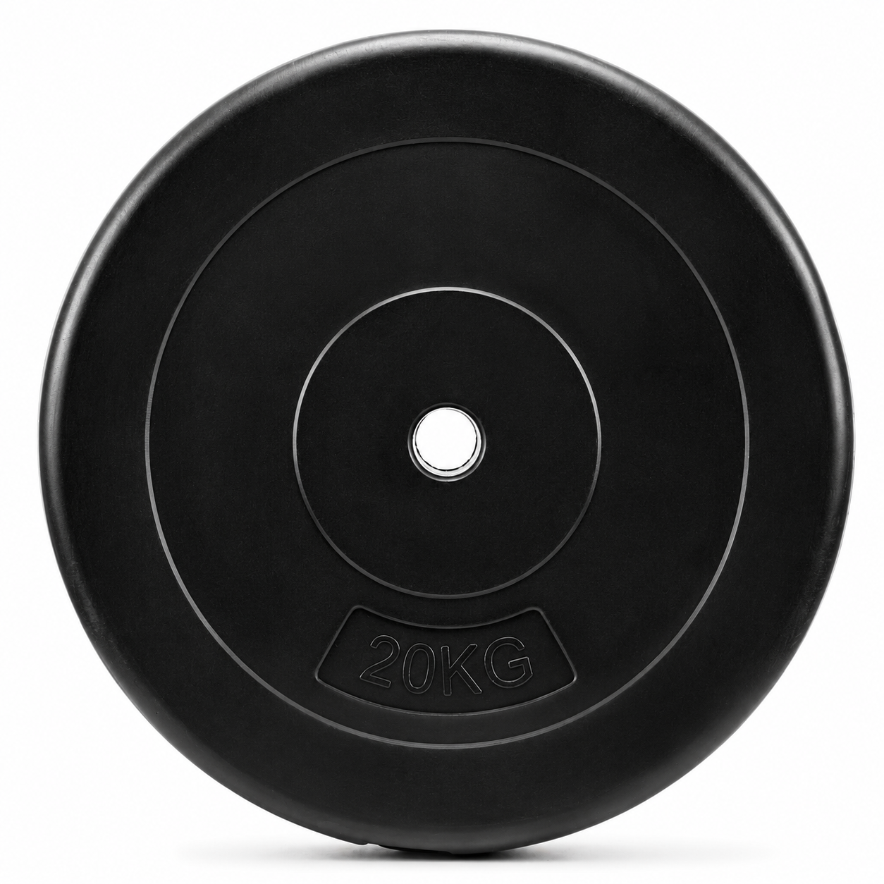 Disc greutate haltera, 20 kg, umplutura bitumica, invelist PP, 31 mm, negru - imagine 4