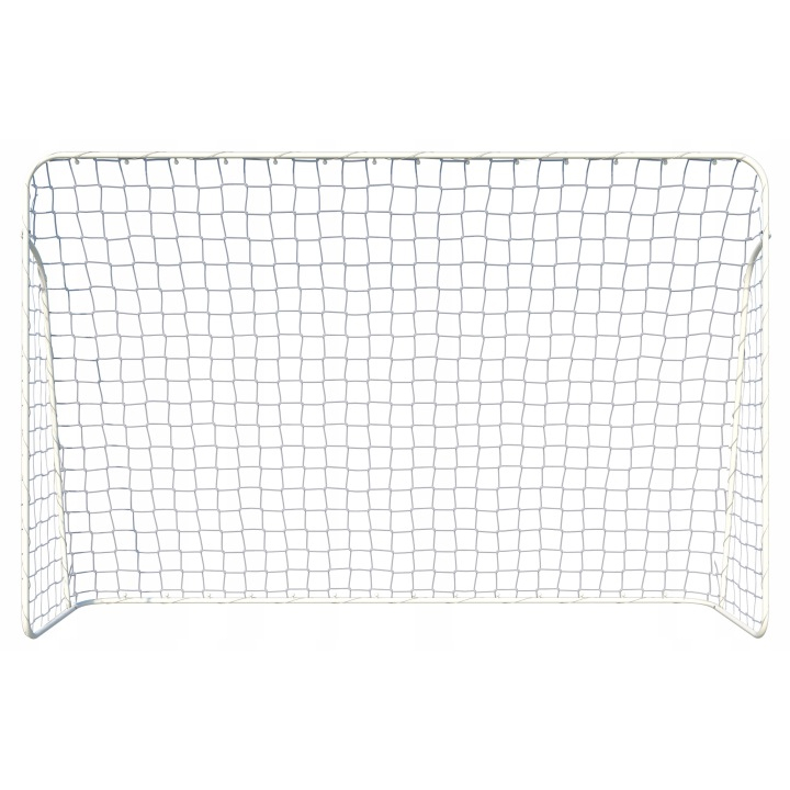 Poarta de fotbal cu plasa, cadru metalic, 300x120x200 cm, include ancore fixare si minge de fotbal - imagine 3
