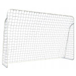 Poarta de fotbal cu plasa, cadru metalic, 300x120x200 cm, include ancore fixare si minge de fotbal