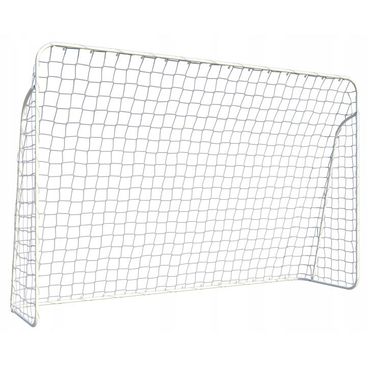 Poarta de fotbal cu plasa, cadru metalic, 300x120x200 cm, include ancore fixare si minge de fotbal