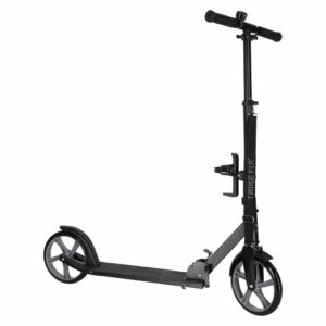Trotineta urbana pliabila, roti PU 200 mm, ghidon reglabil, frana spate, maxim 100 kg, 90x39x95 cm, negru si gri