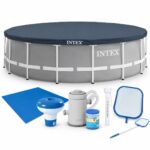 Piscina cadru metalic Intex Prism Frame 26702NP, 305x76 cm, 4.500 litri, cu toate accesoriile