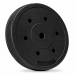 Disc greutate haltera, 20 kg, umplutura bitumica, invelist PP, 29 mm, negru