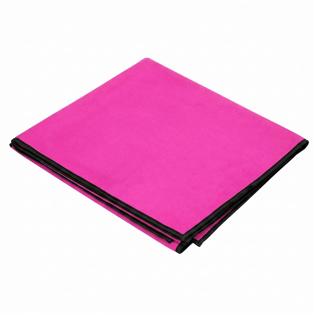 Prosop cu uscare rapida 100x180 cm, microfibra 200 GSM, cu husa transport, roz - imagine 6