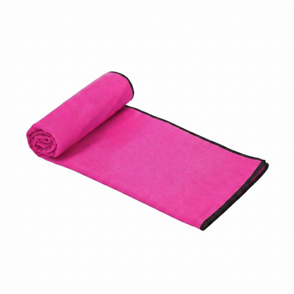 Prosop cu uscare rapida 100x180 cm, microfibra 200 GSM, cu husa transport, roz - imagine 12