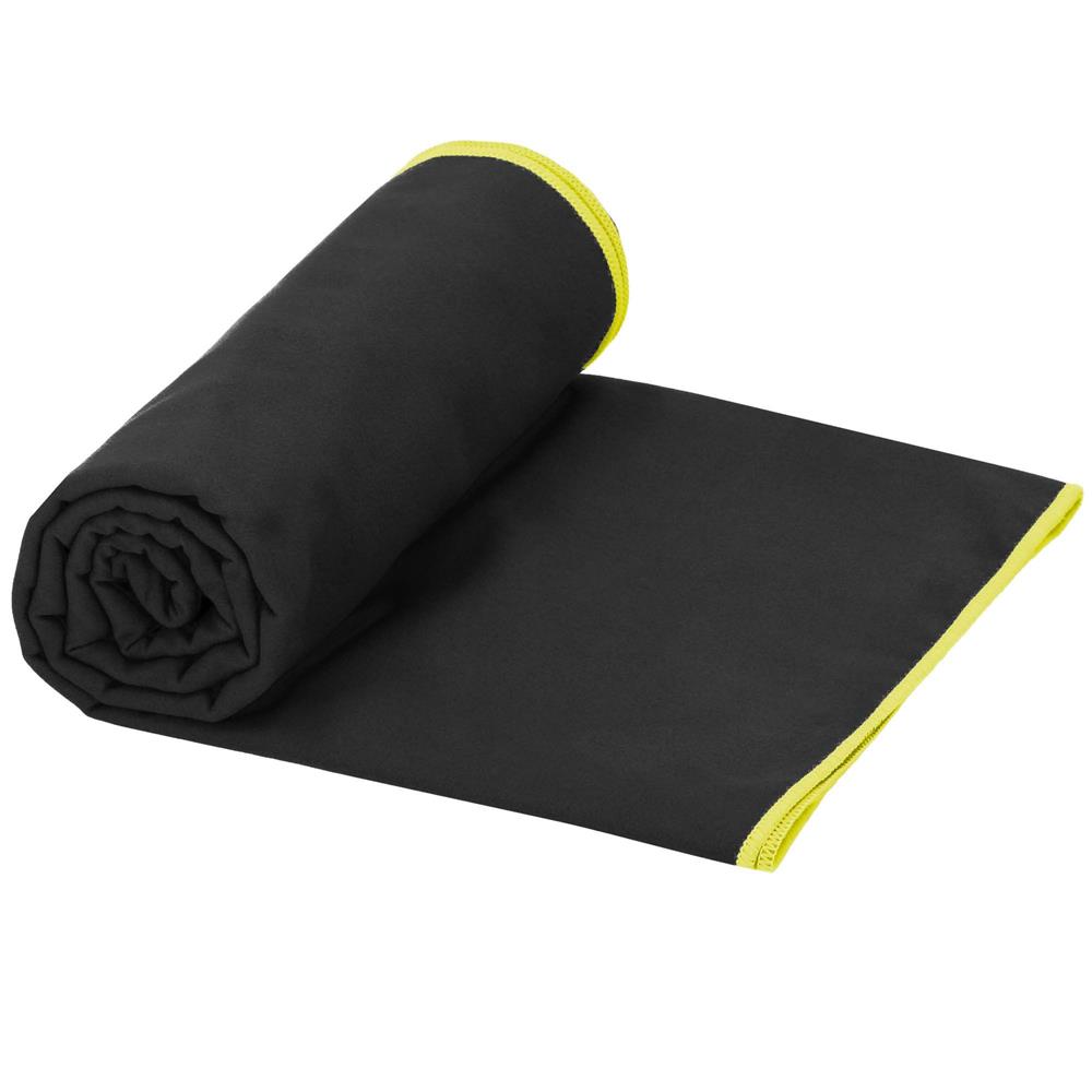 Prosop cu uscare rapida 100x180 cm, microfibra 200 GSM, cu husa transport, negru - imagine 22