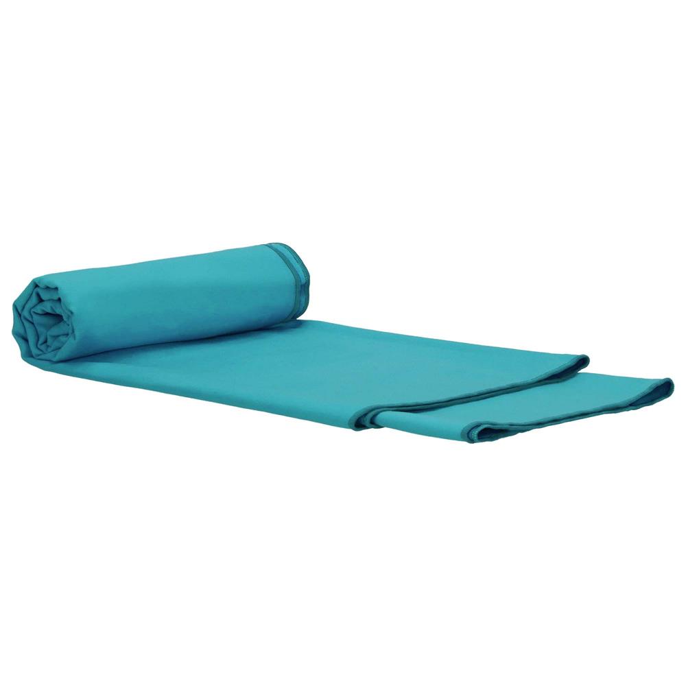 Prosop cu uscare rapida 100x180 cm, microfibra 200 GSM, cu husa transport, albastru turcoaz - imagine 19