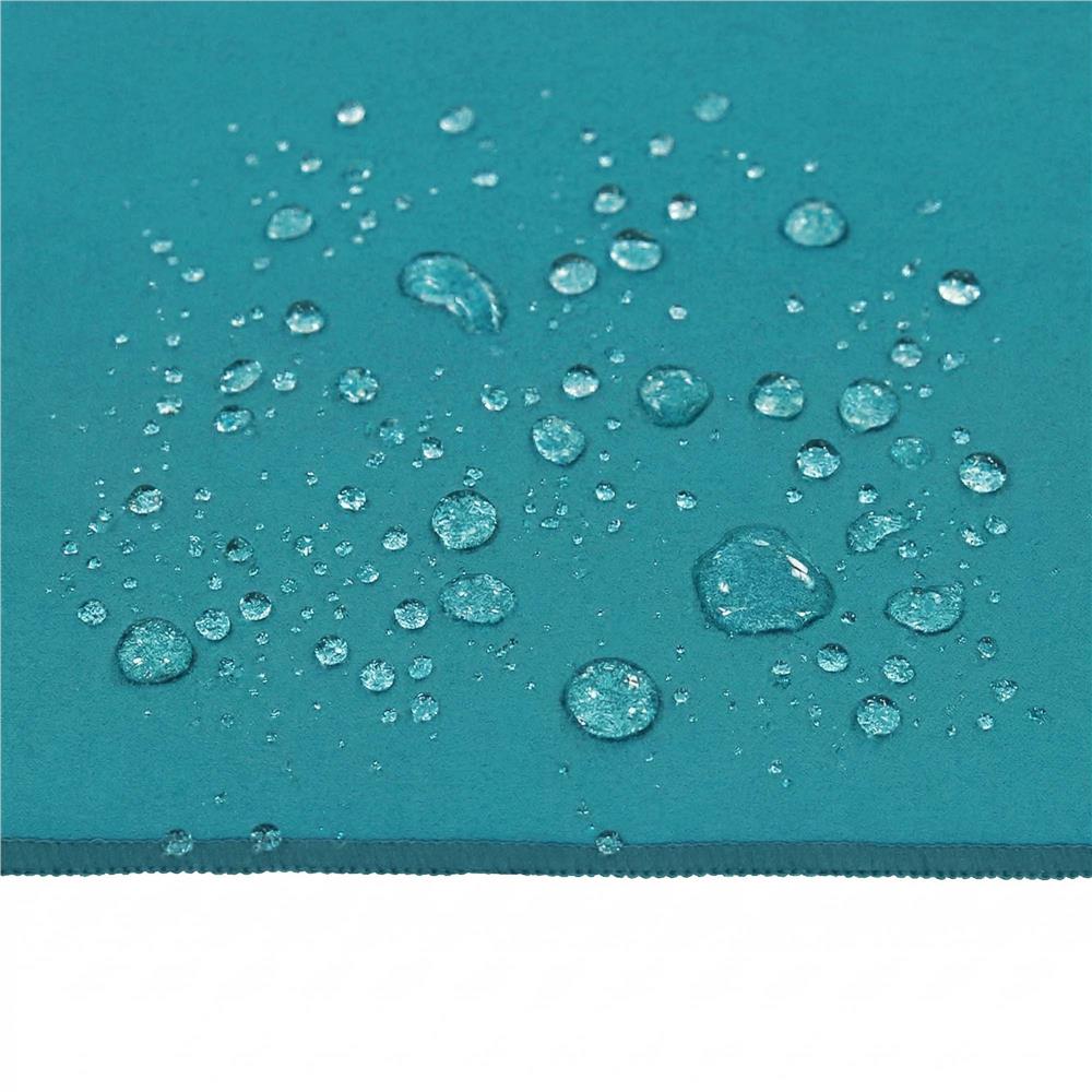 Prosop cu uscare rapida 100x180 cm, microfibra 200 GSM, cu husa transport, albastru turcoaz - imagine 4