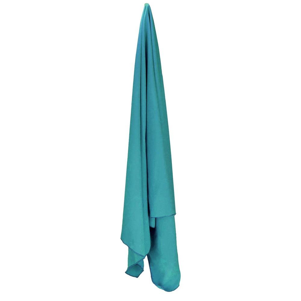 Prosop cu uscare rapida 100x180 cm, microfibra 200 GSM, cu husa transport, albastru turcoaz - imagine 6