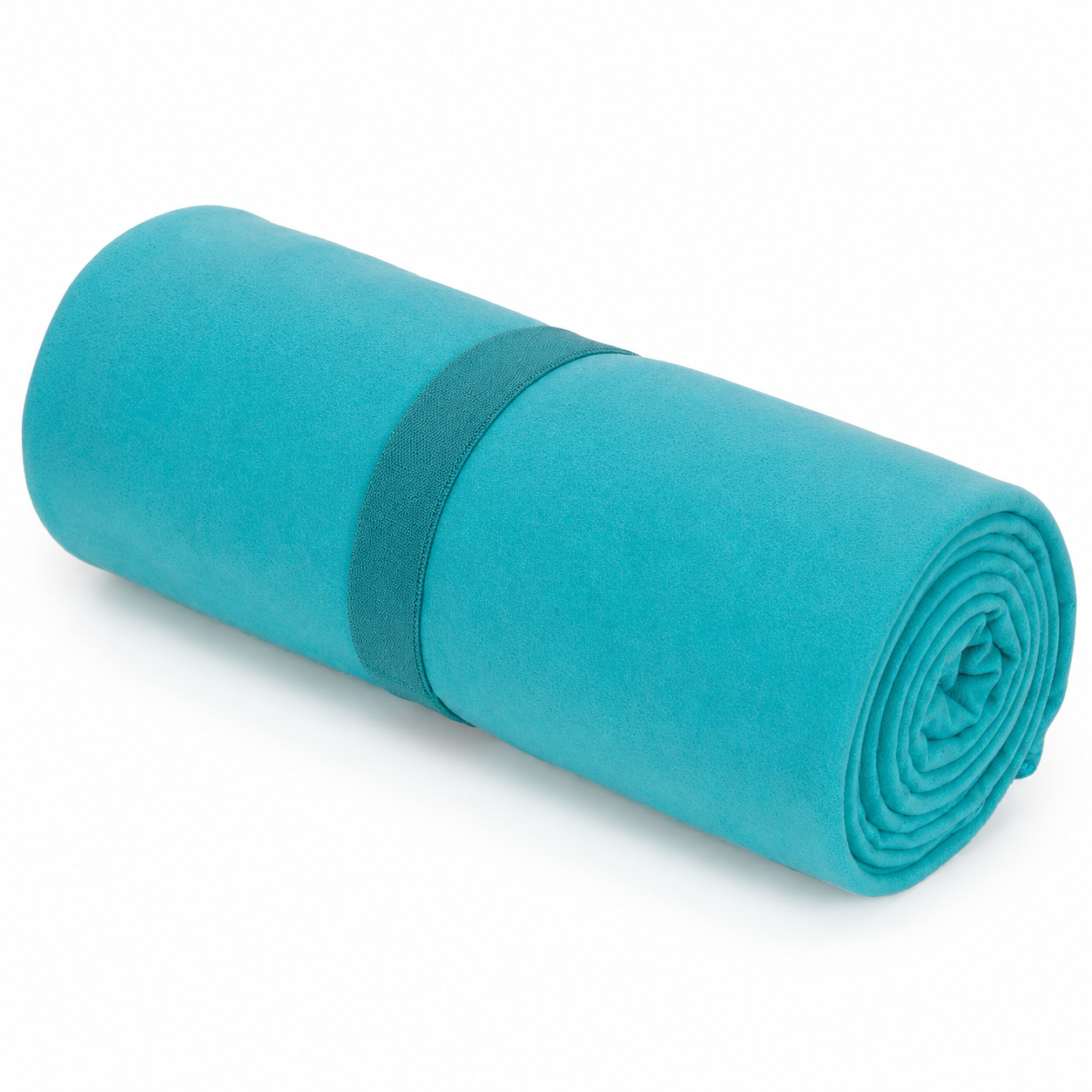 Prosop cu uscare rapida 100x180 cm, microfibra 200 GSM, cu husa transport, albastru turcoaz - imagine 12