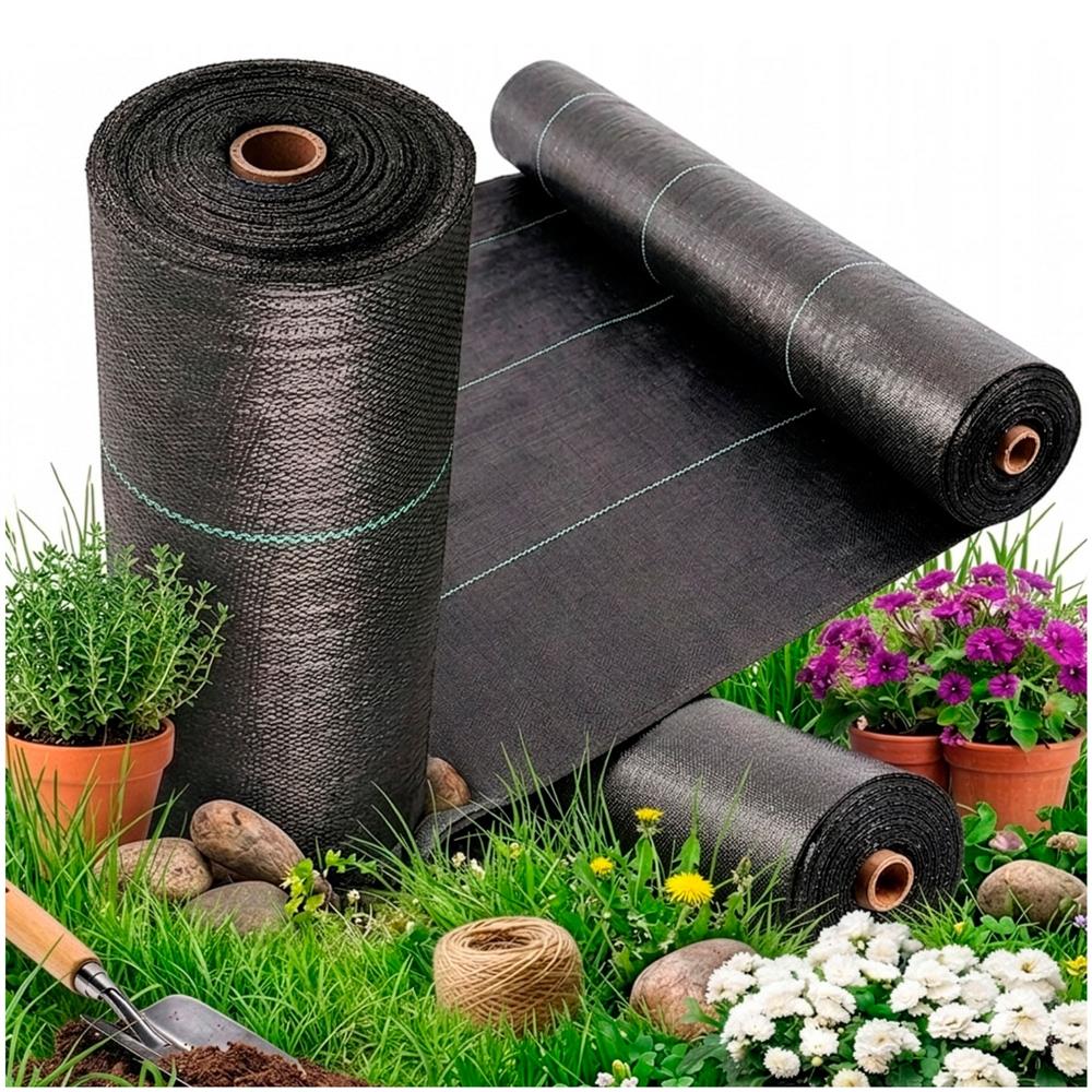 Folie agrotextil, mulcire, antiburuieni, filtru UV, 50 x 1.6metri, 135g/m2, negru - imagine 27