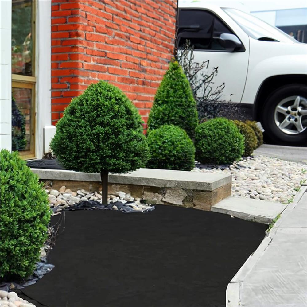 Folie agrotextil, mulcire, antiburuieni, filtru UV, 50 x 1.1metri, 135g/m2, negru - imagine 20