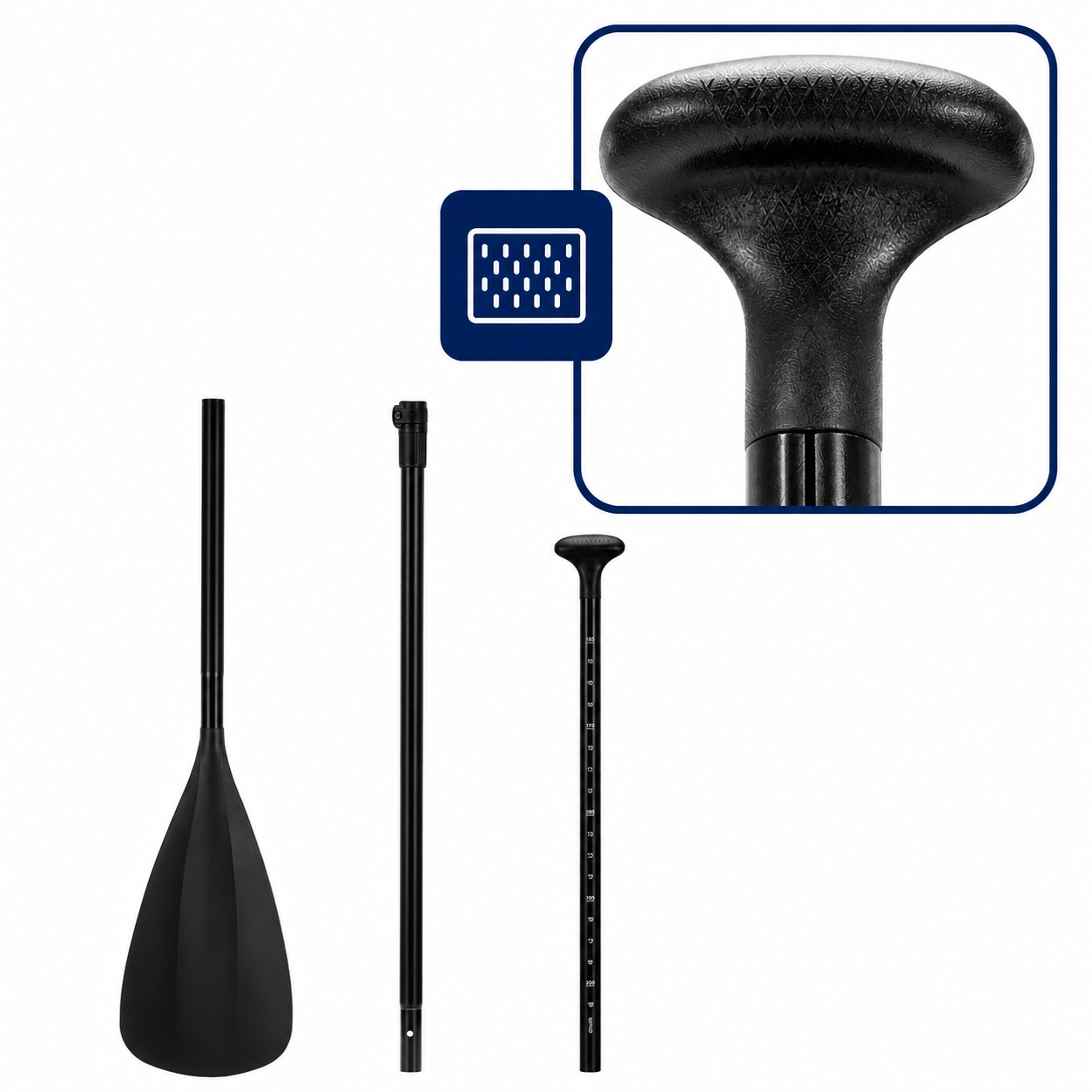 Set placa gonflabila Stand Up PaddleBoard 350x84x15 cm, cu pompa, scaun kayak, kit de reparatii, geanta de transport, vasla 2 in 1, maxim 220 kg, negru portocaliu - imagine 5