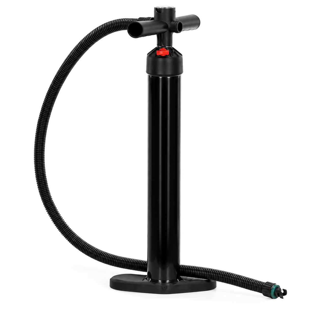 Set placa gonflabila Stand Up PaddleBoard 350x84x15 cm, cu pompa, scaun kayak, kit de reparatii, geanta de transport, vasla 2 in 1, maxim 220 kg, negru portocaliu - imagine 11