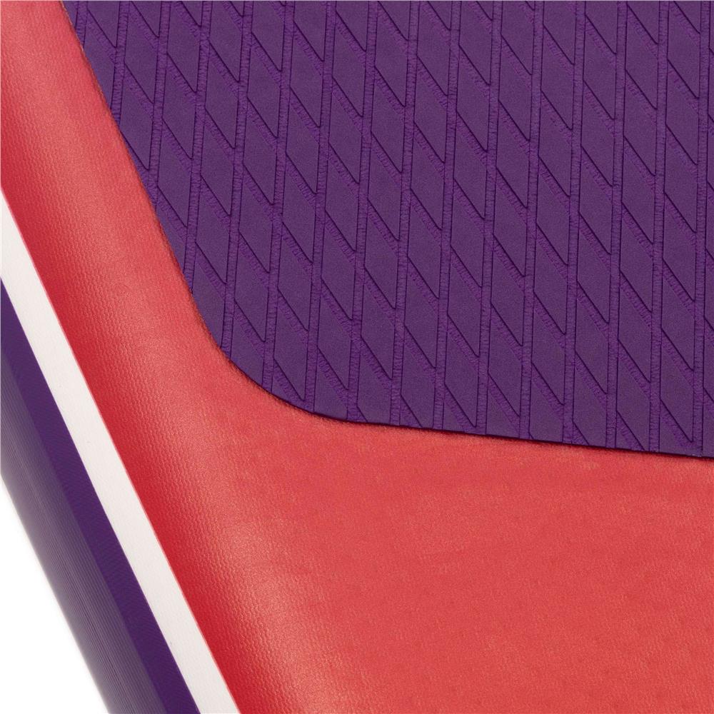 Set placa gonflabila Stand Up PaddleBoard 350x84x15 cm, cu pompa, scaun kayak, kit de reparatii, geanta de transport, vasla 2 in 1, maxim 220 kg, mov violet - imagine 2