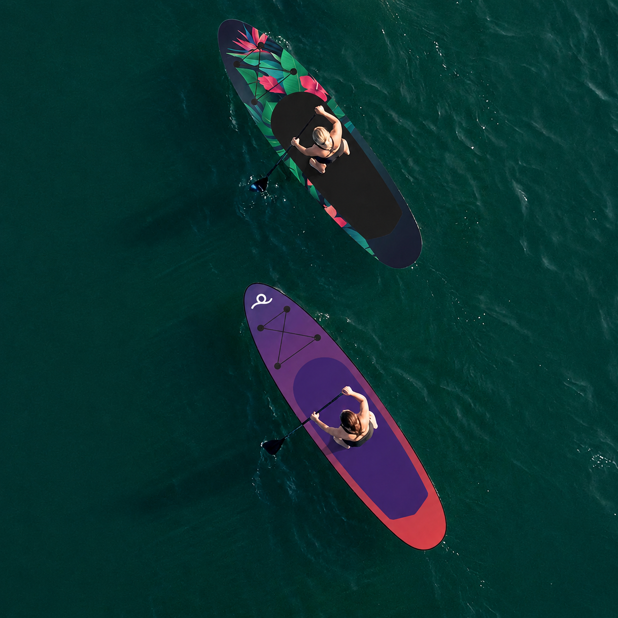 Set placa gonflabila Stand Up PaddleBoard 350x84x15 cm, cu pompa, scaun kayak, kit de reparatii, geanta de transport, vasla 2 in 1, maxim 220 kg, mov violet - imagine 29