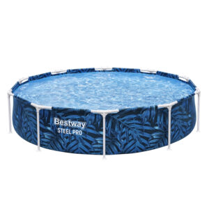 Piscina cadru metalic rotunda Bestway 56985 Steel Pro Frame, 305x66 cm, 4.000 litri