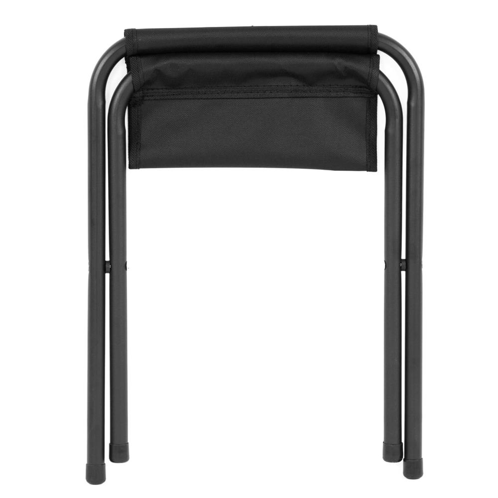Set masa pliabila de camping cu 4 scaune, inaltime reglabila, aluminiu si MDF, 120x60x71 cm, maro si negru - imagine 11
