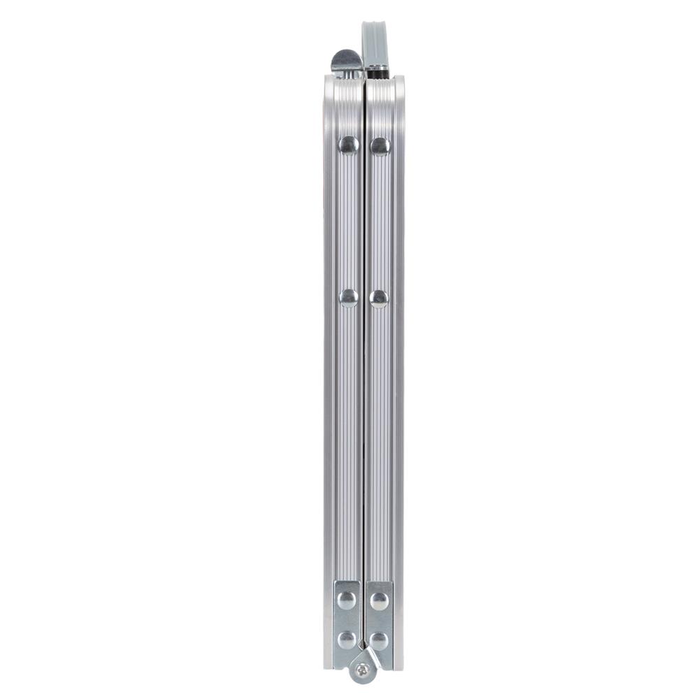 Masa pliabila camping sau picnic joasa cu maner transport, blat MDF si cadru aluminiu, 62x40x25 cm, gri - imagine 17