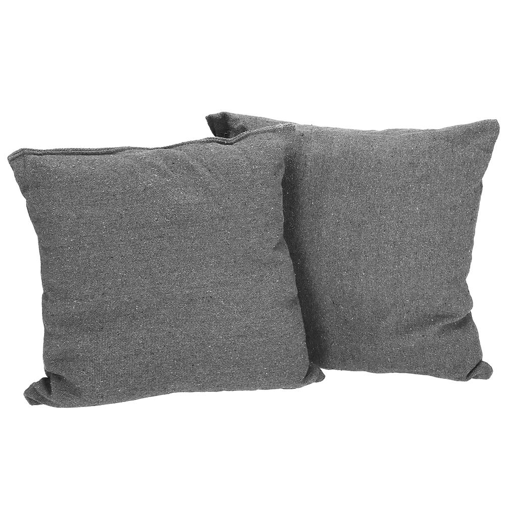 Hamac tip leagan suspendat pentru casa sau gradina, gri cu perne, 130x100cm, 150kg - imagine 13