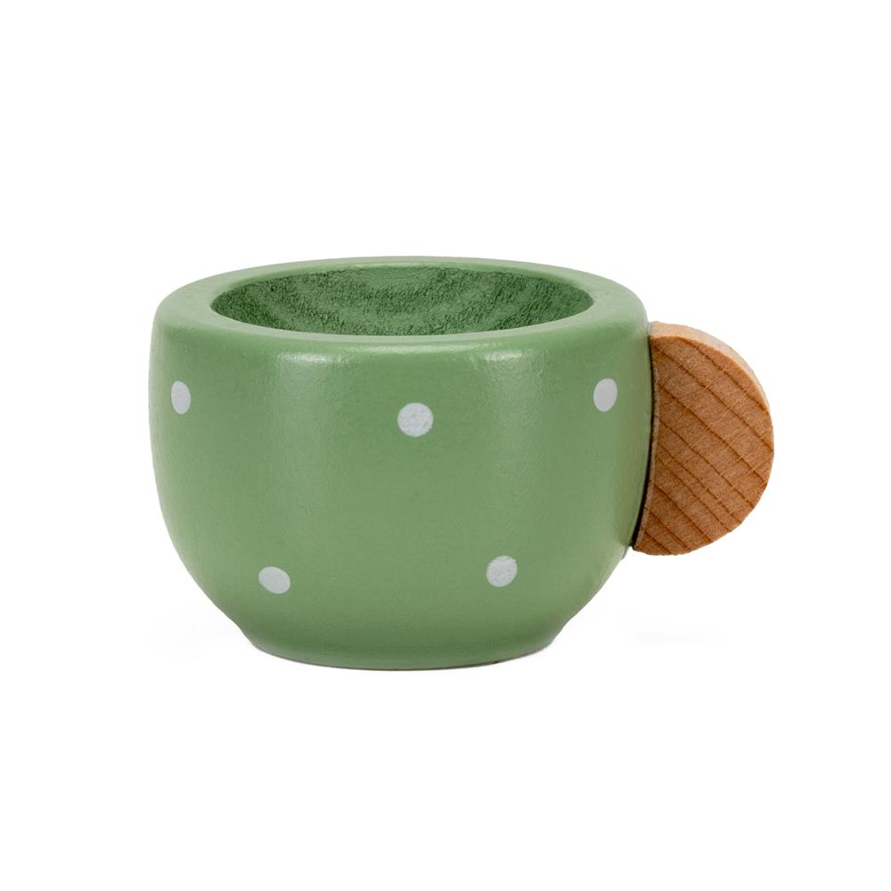 Jucarie din lemn set complet ceai pentru copii, 14 piese, tava inclusa, 28x17 cm, multicolor - imagine 13