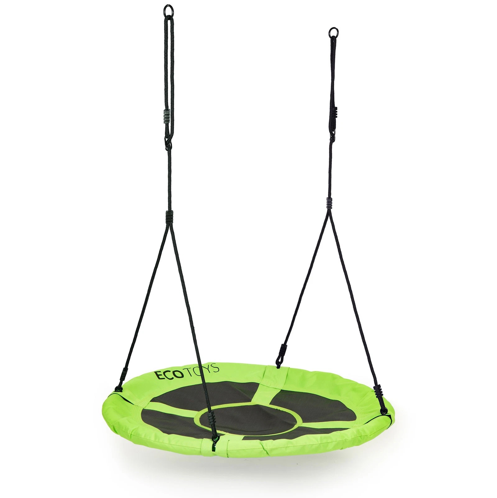 Leagan gradina tip cuib, diametru 100 cm, reglabil pe inaltime, maxim 150 kg, verde - imagine 5