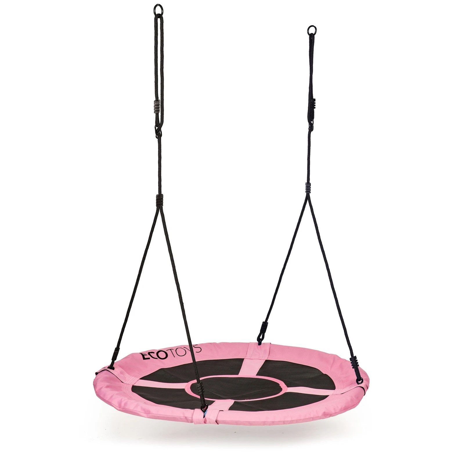 Leagan gradina tip cuib, diametru 100 cm, reglabil pe inaltime, maxim 150 kg, roz - imagine 4