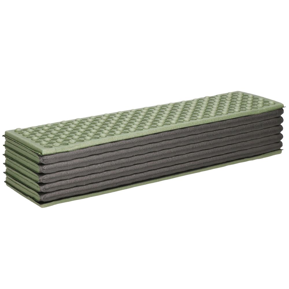 Saltea pliabila pentru camping sau plaja, 182x60 cm, spuma XPE, termoizolanta, pliere armonica, 12 segmente, verde - imagine 21