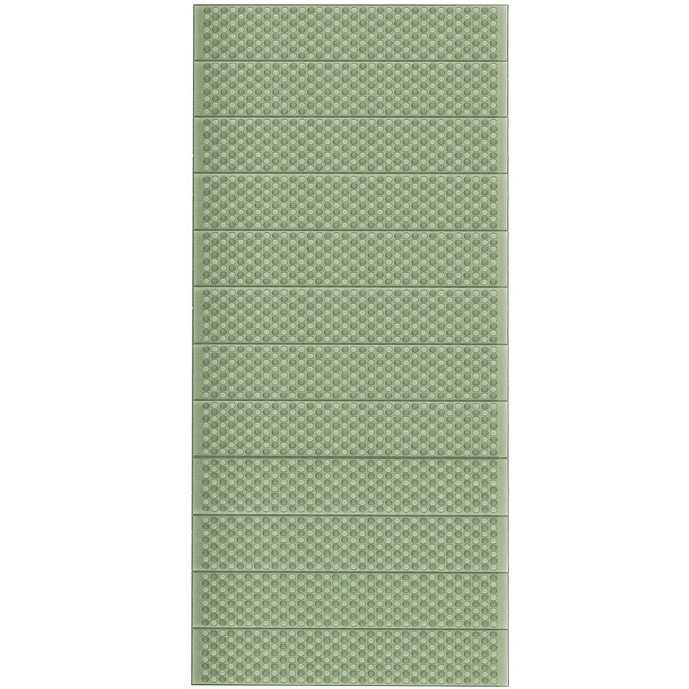 Saltea pliabila pentru camping sau plaja, 182x60 cm, spuma XPE, termoizolanta, pliere armonica, 12 segmente, verde - imagine 24