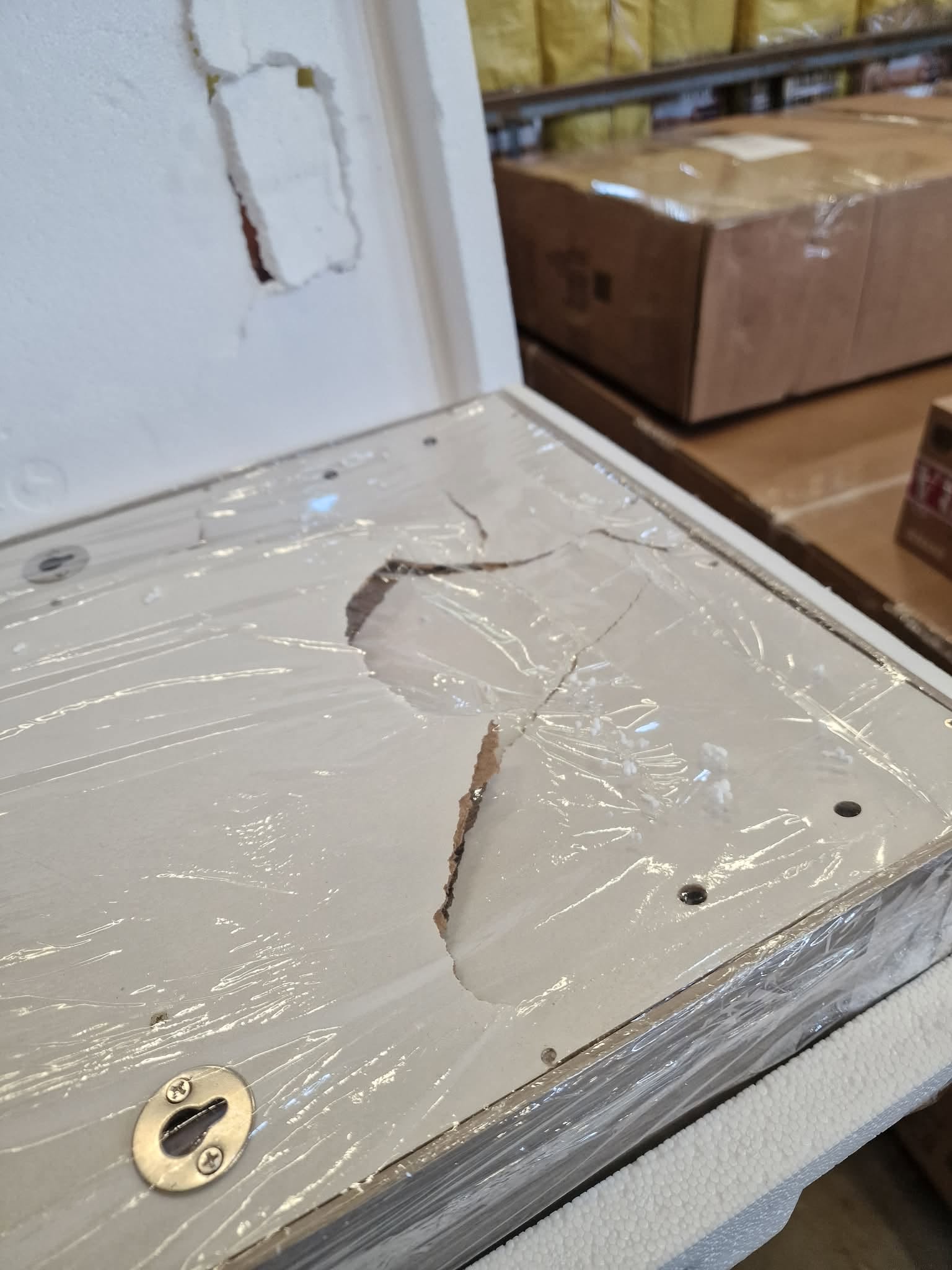 RESIGILAT: SONGMICS Dulap pentru bijuterii cu oglinda, montare pe usa sau perete, 120 x 37 cm, finisaj stejar - imagine 2