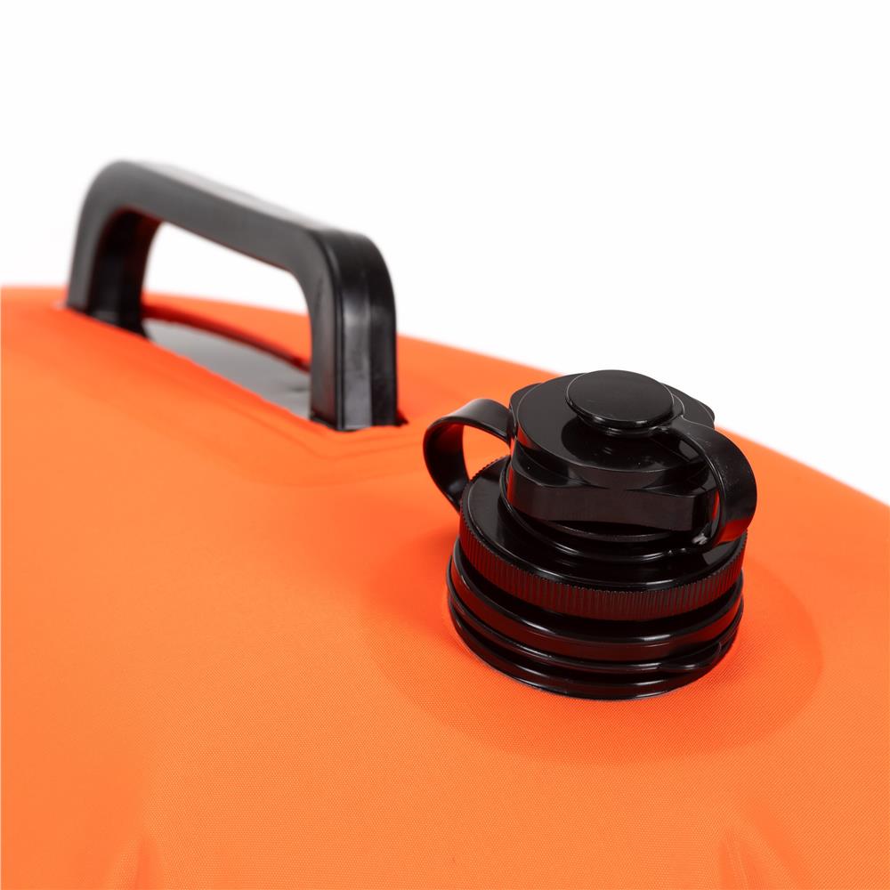 Geanta de inot tip rucsac, cu spatiu depozitare uscat 2 in 1, geamandura gonflabila de siguranta, etansa cu 2 camere de aer, 35 L, fluier de urgenta incorporat, 60x29x22 cm, portocaliu fluorescent - imagine 24