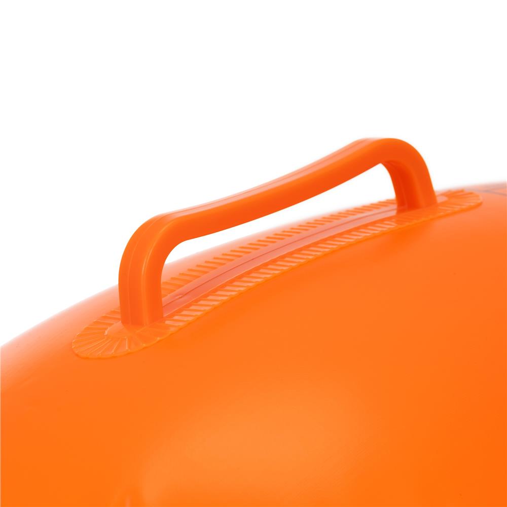 Geanta de inot cu spatiu depozitare uscat 2 in 1, geamandura gonflabila de siguranta, fereastra transparenta pentru utilizare telefon, 20 L, 42x22x15 cm, portocaliu fluorescent - imagine 22