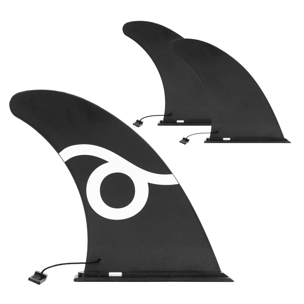 Set placa gonflabila Stand Up PaddleBoard 350x81x15 cm, cu pompa, kit de reparatii, geanta de transport, vasla, maxim 150 kg, negru - imagine 9