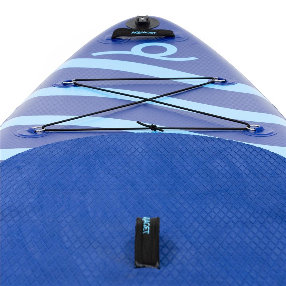 Set placa gonflabila Stand Up PaddleBoard 350x81x15 cm, cu pompa, kit de reparatii, geanta de transport, vasla, maxim 150 kg, albastru - imagine 22