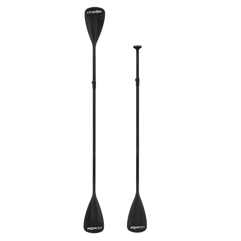 Vasla 2 in 1 pentru placa gonflabila SUP si kayak, lungime reglabila, aluminiu, 222 cm, negru - imagine 7
