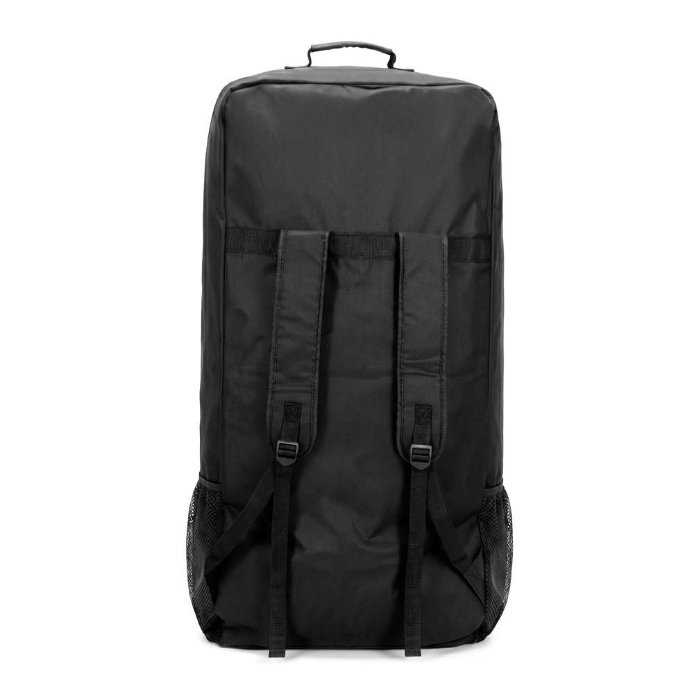 Rucsac transport pentru placa gonflabila SUP Stand Up PaddleBoard, 110 L, nylon, compartiment principal, negru - imagine 5