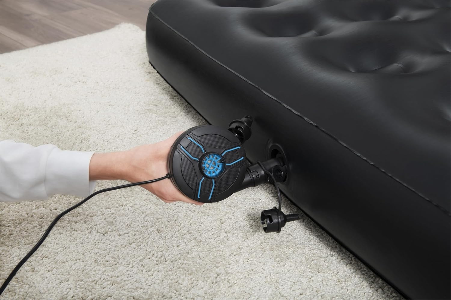 Pompa electrica Bestway PowerTouch AC, umflare si dezumflare, 680 L/min, cu alimentare la priza - imagine 8