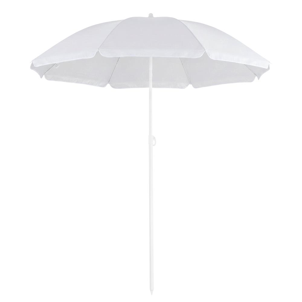 Umbrela de plaja pliabila cu inclinare reglabila, UPF 50+, cu husa transport, 160 cm, gri