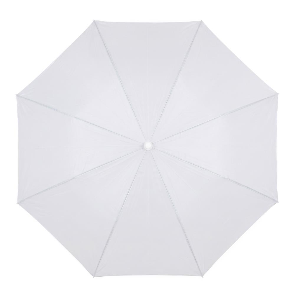 Umbrela de plaja pliabila cu inclinare reglabila, UPF 50+, cu husa transport, 160 cm, gri - imagine 26