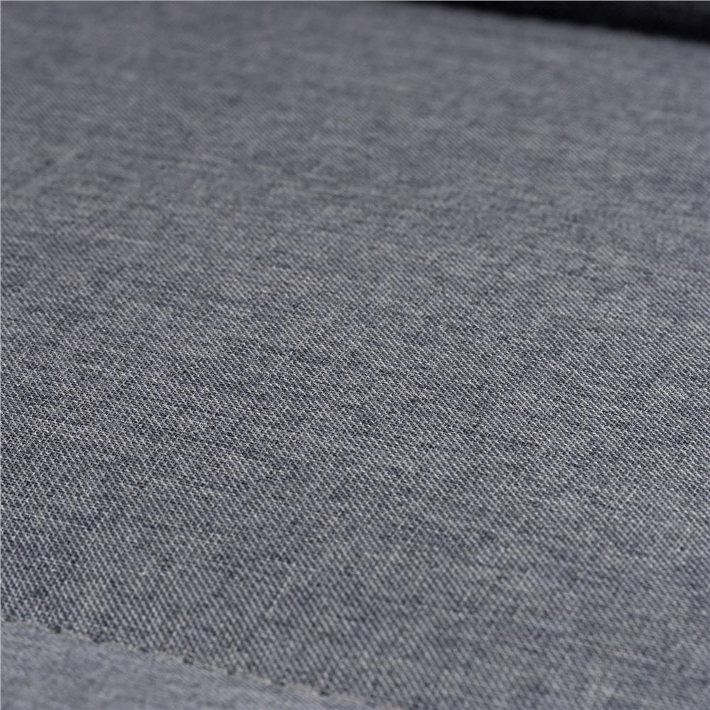 Sezlong pliabil pentru gradina, cu saltea, tetiera reglabila si buzunar lateral, 200x65x30 cm, 150 kg, gri - imagine 16