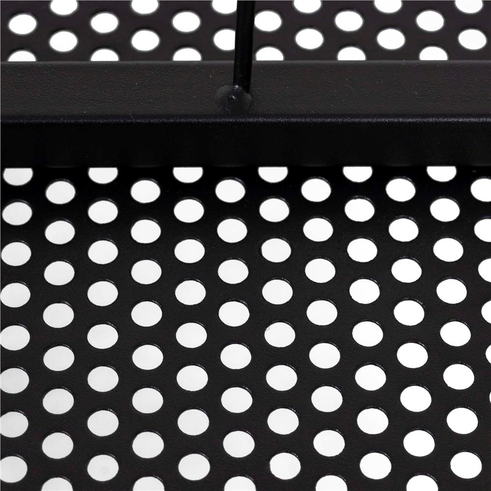 Carucior mobil pentru scule si unelte de gradina cu 3 rafturi, organizator metalic cu roti, 66x40x96 cm, negru - imagine 10
