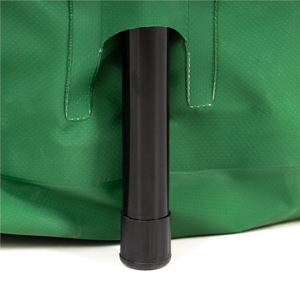 Rezervor pliabil pentru colectarea apei de ploaie, 500 L, PVC 1000D, cu 2 robinete si sistem preaplin, verde - imagine 26