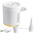 Pompa electrica Intex 66616 QuickFill USB150, USB, umflare si dezumflare, 150 L/min, alimentare USB
