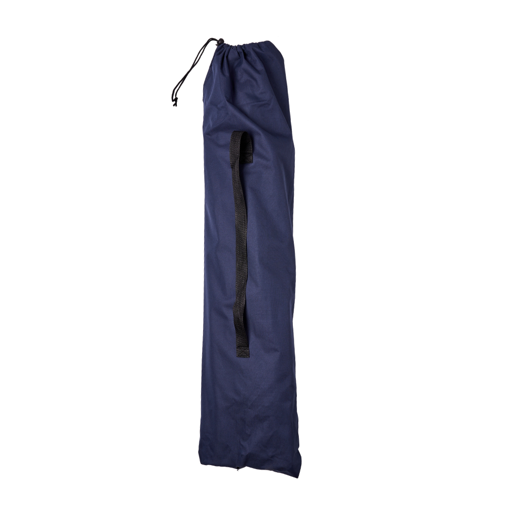 Pat pliabil pentru camping, cadru otel, husa transport, 191x76x42 cm, maxim 150 kg, albastru - imagine 6