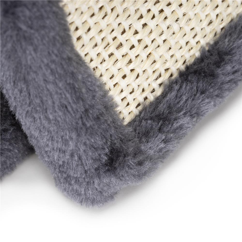Ansamblu de joaca pentru pisici cu culcus, sisal si jucarii, 40x49x60 cm, gri inchis - imagine 7